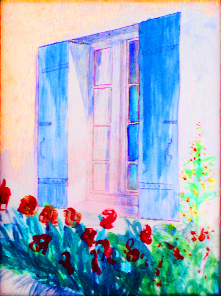 Fenêtre au coquelicot