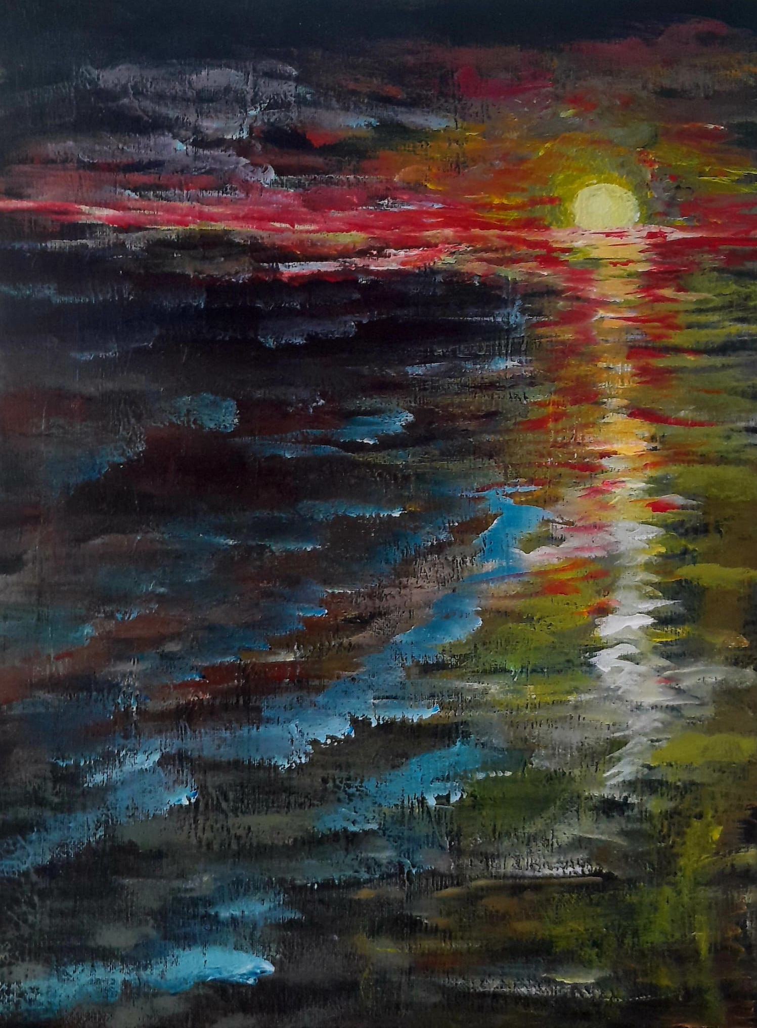 Le soleil a rendez-vous avec la mer